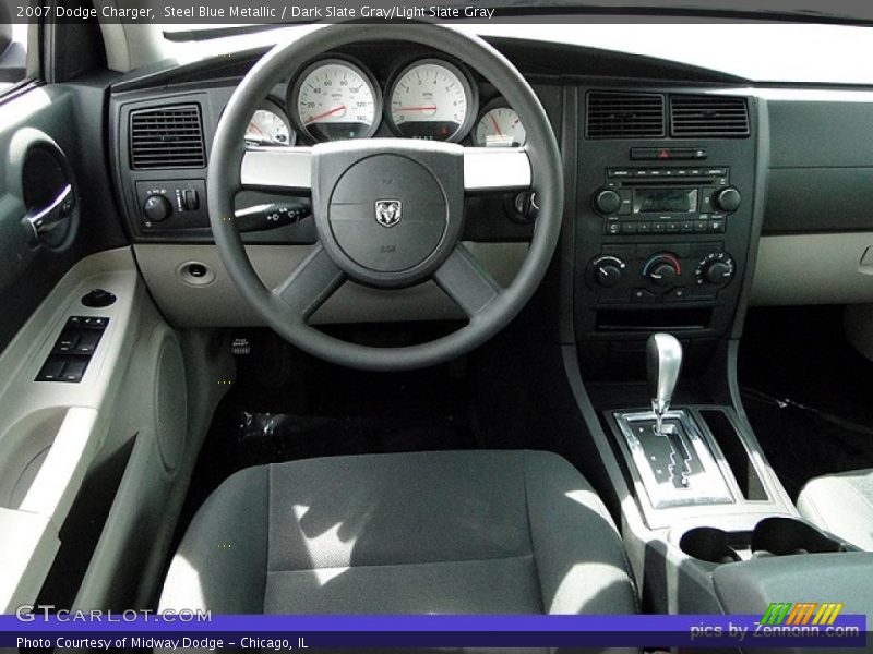 Steel Blue Metallic / Dark Slate Gray/Light Slate Gray 2007 Dodge Charger