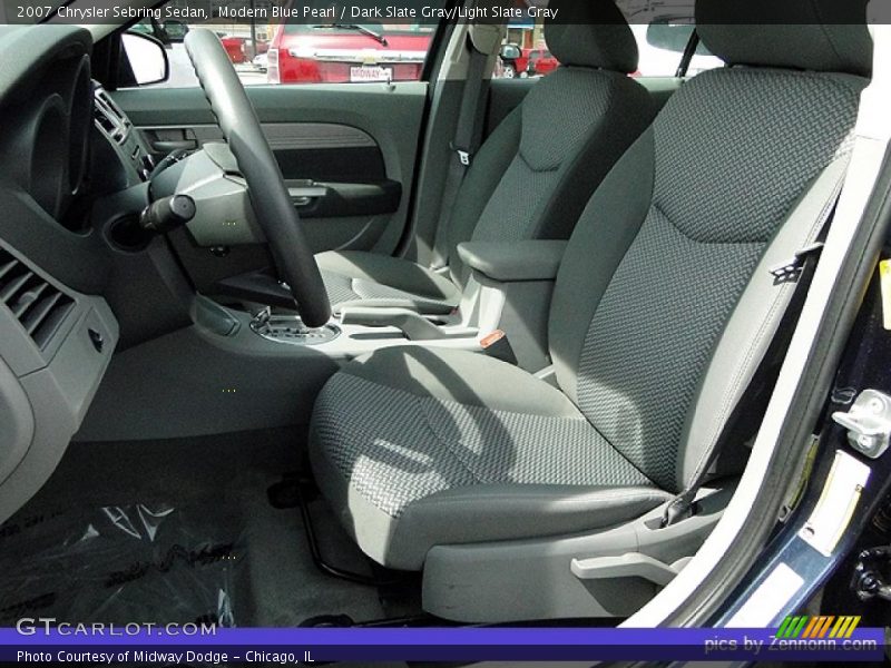 Modern Blue Pearl / Dark Slate Gray/Light Slate Gray 2007 Chrysler Sebring Sedan