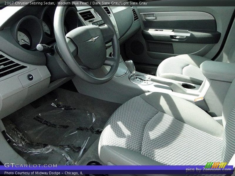 Modern Blue Pearl / Dark Slate Gray/Light Slate Gray 2007 Chrysler Sebring Sedan