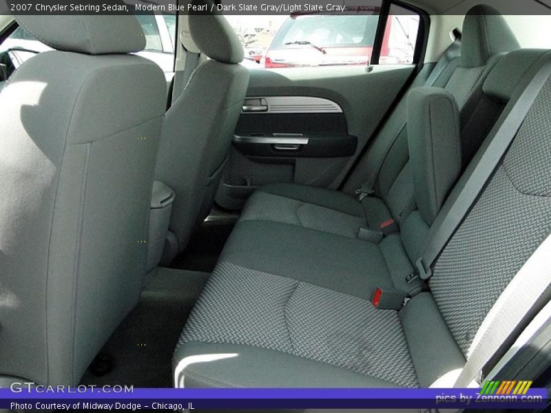 Modern Blue Pearl / Dark Slate Gray/Light Slate Gray 2007 Chrysler Sebring Sedan
