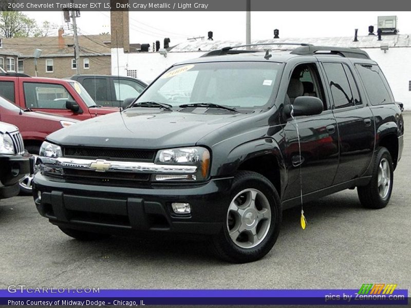 Dark Gray Metallic / Light Gray 2006 Chevrolet TrailBlazer EXT LS