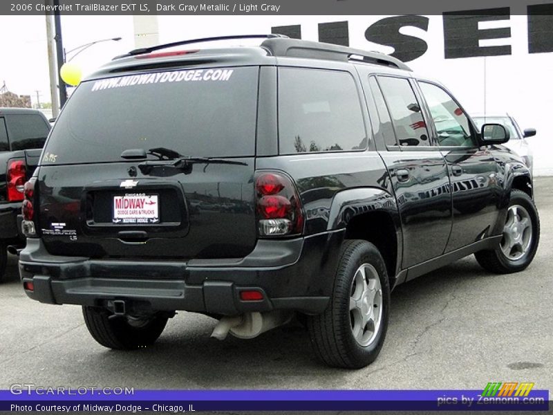 Dark Gray Metallic / Light Gray 2006 Chevrolet TrailBlazer EXT LS