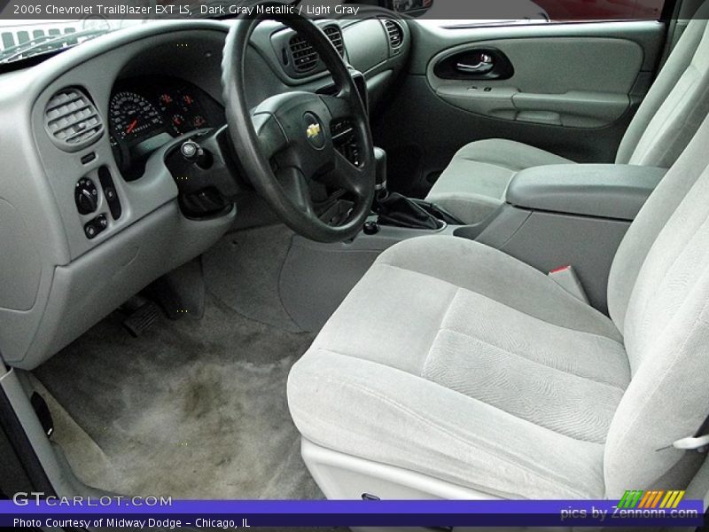 Dark Gray Metallic / Light Gray 2006 Chevrolet TrailBlazer EXT LS