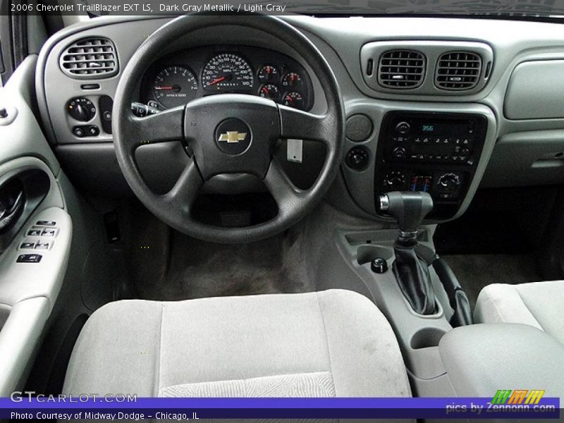 Dark Gray Metallic / Light Gray 2006 Chevrolet TrailBlazer EXT LS