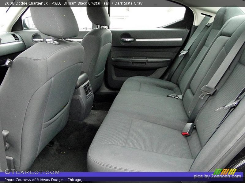 Brilliant Black Crystal Pearl / Dark Slate Gray 2008 Dodge Charger SXT AWD