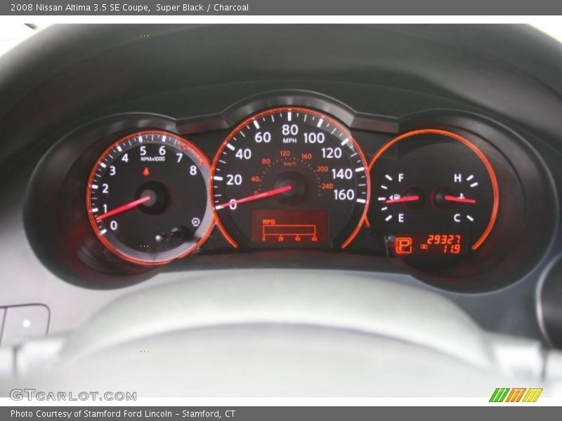 Super Black / Charcoal 2008 Nissan Altima 3.5 SE Coupe
