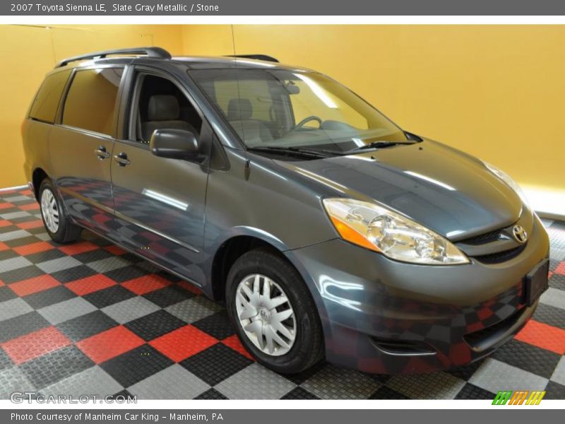 Slate Gray Metallic / Stone 2007 Toyota Sienna LE