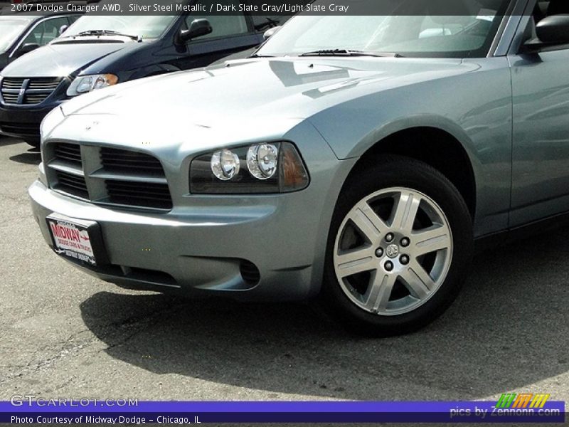 Silver Steel Metallic / Dark Slate Gray/Light Slate Gray 2007 Dodge Charger AWD