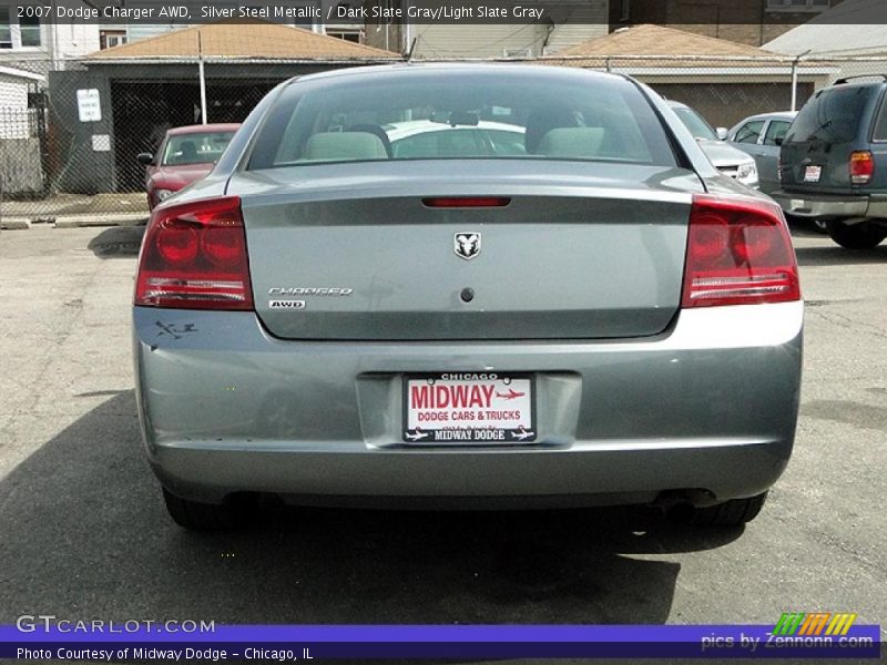 Silver Steel Metallic / Dark Slate Gray/Light Slate Gray 2007 Dodge Charger AWD