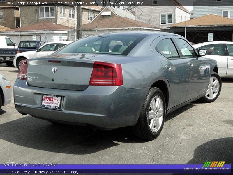 Silver Steel Metallic / Dark Slate Gray/Light Slate Gray 2007 Dodge Charger AWD