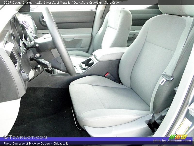 Silver Steel Metallic / Dark Slate Gray/Light Slate Gray 2007 Dodge Charger AWD