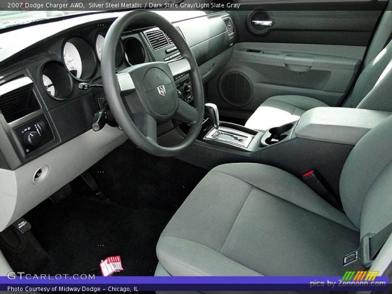 Silver Steel Metallic / Dark Slate Gray/Light Slate Gray 2007 Dodge Charger AWD