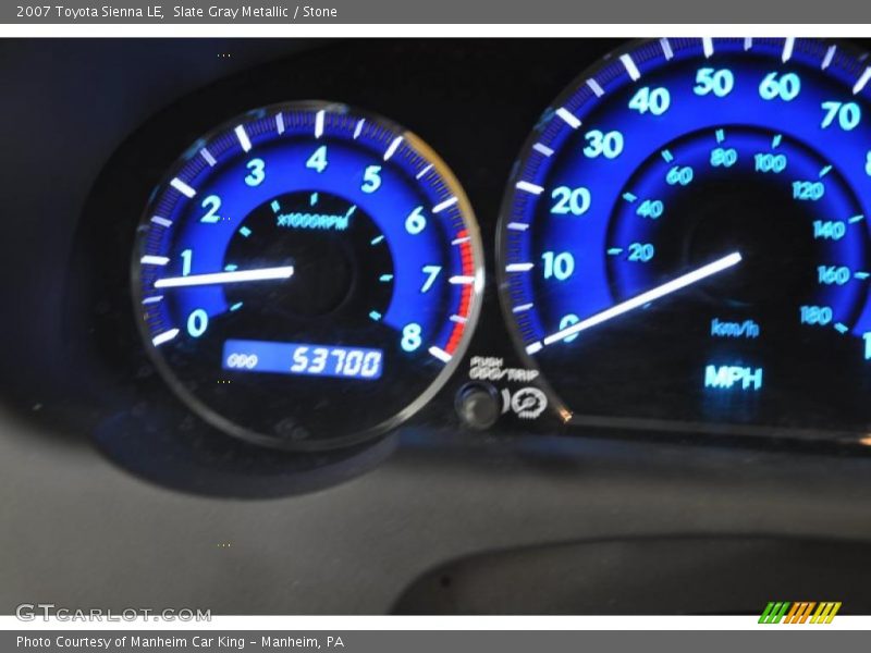 Slate Gray Metallic / Stone 2007 Toyota Sienna LE