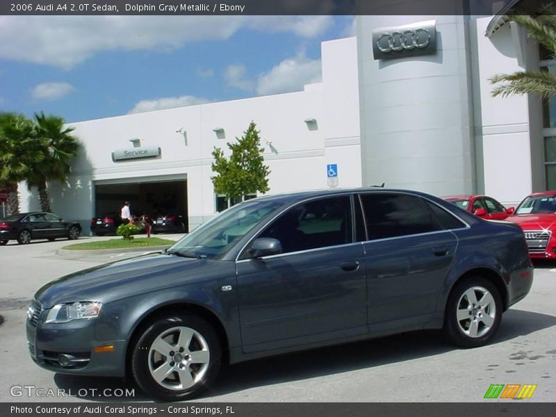 Dolphin Gray Metallic / Ebony 2006 Audi A4 2.0T Sedan