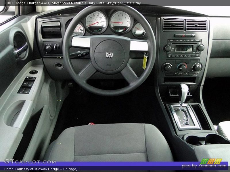 Silver Steel Metallic / Dark Slate Gray/Light Slate Gray 2007 Dodge Charger AWD