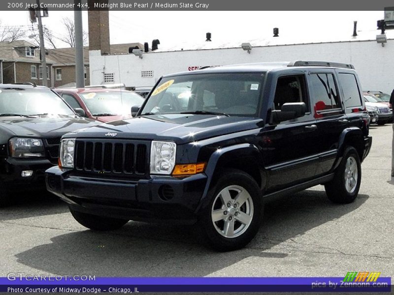 Midnight Blue Pearl / Medium Slate Gray 2006 Jeep Commander 4x4