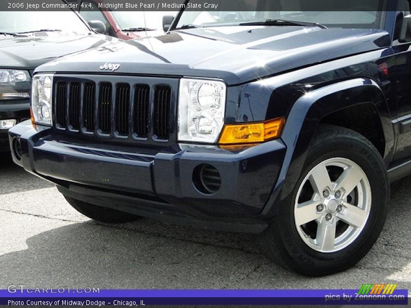 Midnight Blue Pearl / Medium Slate Gray 2006 Jeep Commander 4x4