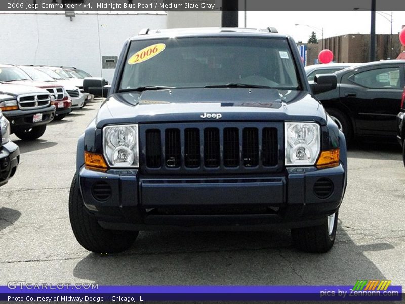 Midnight Blue Pearl / Medium Slate Gray 2006 Jeep Commander 4x4