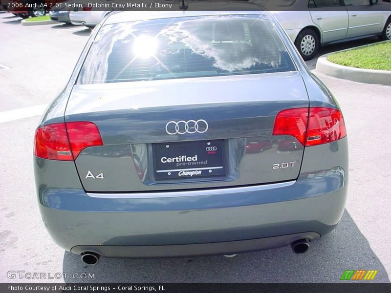 Dolphin Gray Metallic / Ebony 2006 Audi A4 2.0T Sedan