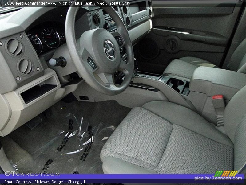 Midnight Blue Pearl / Medium Slate Gray 2006 Jeep Commander 4x4