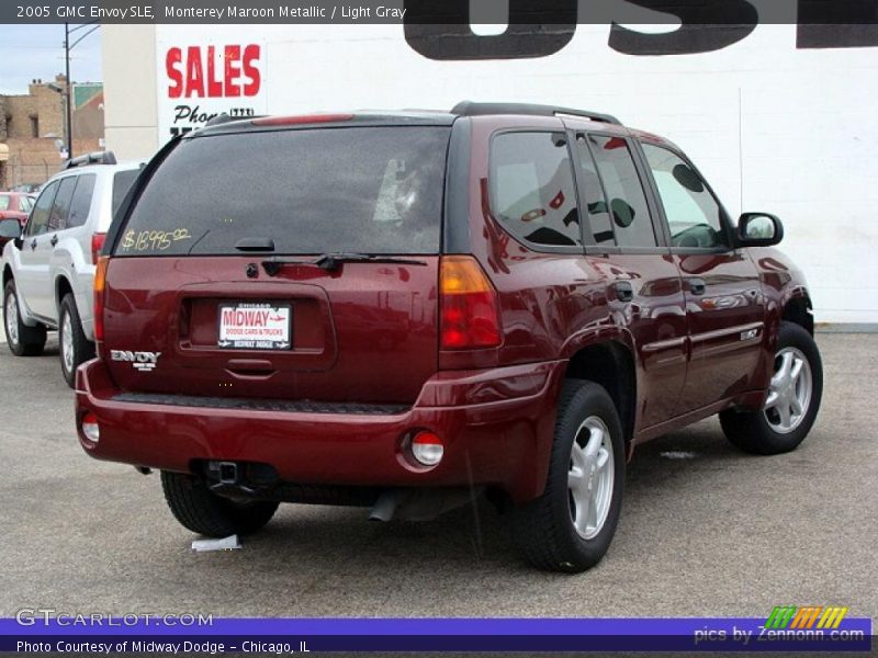Monterey Maroon Metallic / Light Gray 2005 GMC Envoy SLE