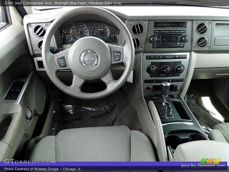 Midnight Blue Pearl / Medium Slate Gray 2006 Jeep Commander 4x4