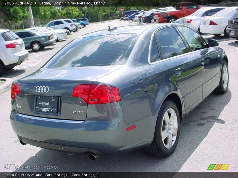 Dolphin Gray Metallic / Ebony 2006 Audi A4 2.0T Sedan