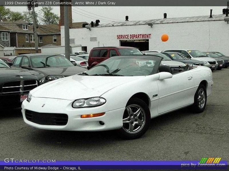 Arctic White / Dark Gray 1999 Chevrolet Camaro Z28 Convertible