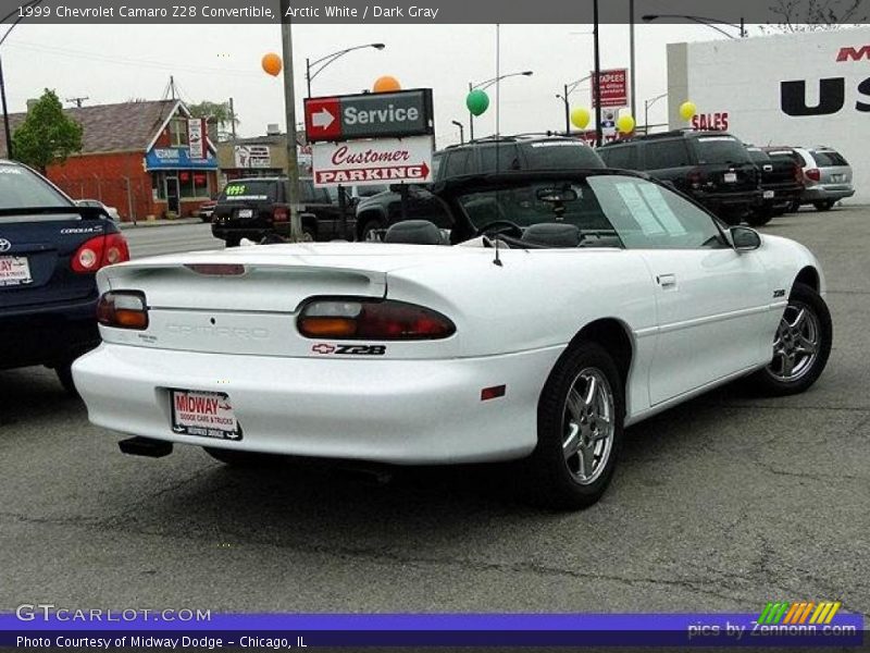 Arctic White / Dark Gray 1999 Chevrolet Camaro Z28 Convertible