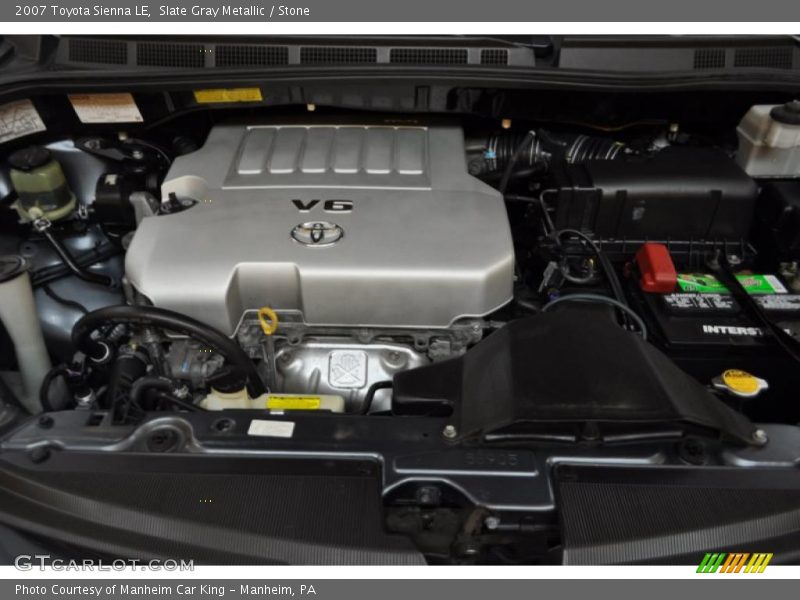 Slate Gray Metallic / Stone 2007 Toyota Sienna LE