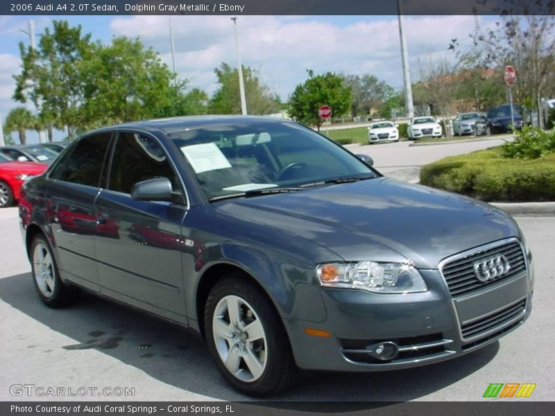 Dolphin Gray Metallic / Ebony 2006 Audi A4 2.0T Sedan