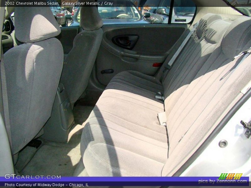 Galaxy Silver Metallic / Gray 2002 Chevrolet Malibu Sedan
