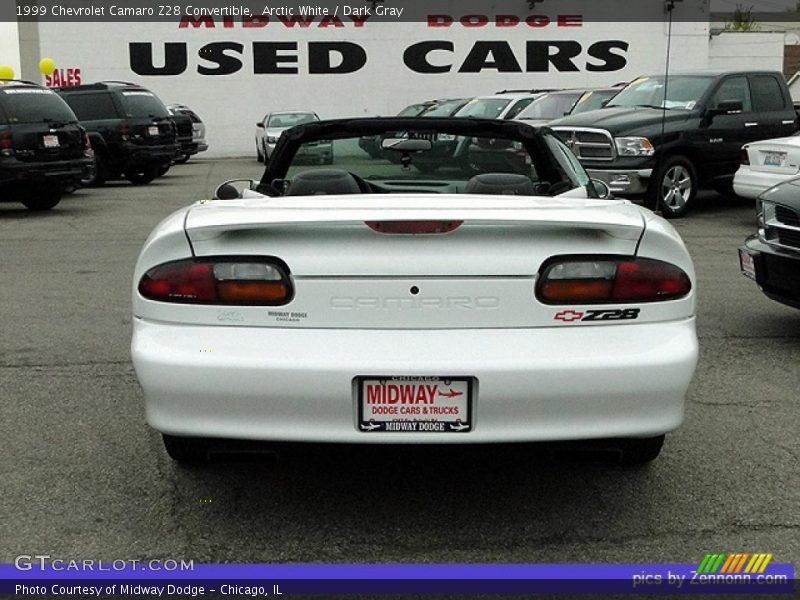 Arctic White / Dark Gray 1999 Chevrolet Camaro Z28 Convertible