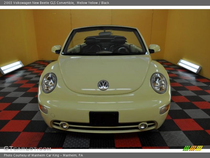 Mellow Yellow / Black 2003 Volkswagen New Beetle GLS Convertible