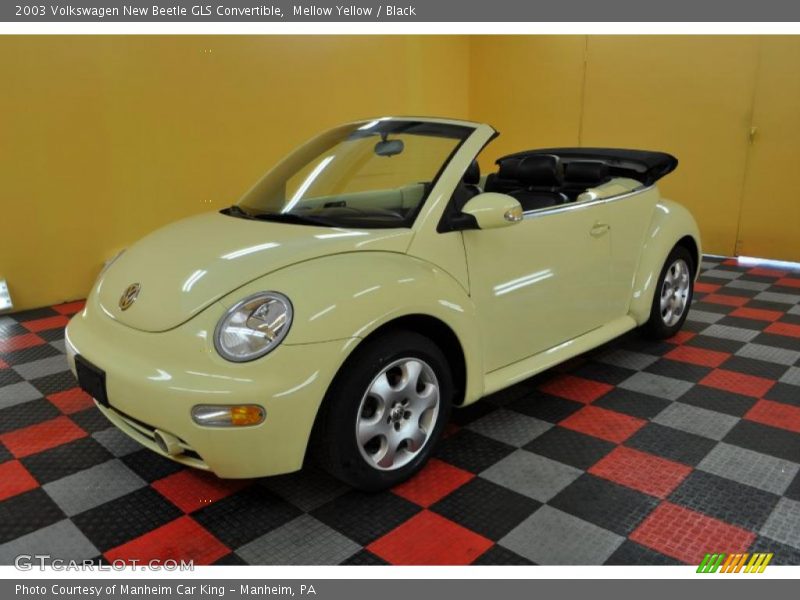 Mellow Yellow / Black 2003 Volkswagen New Beetle GLS Convertible