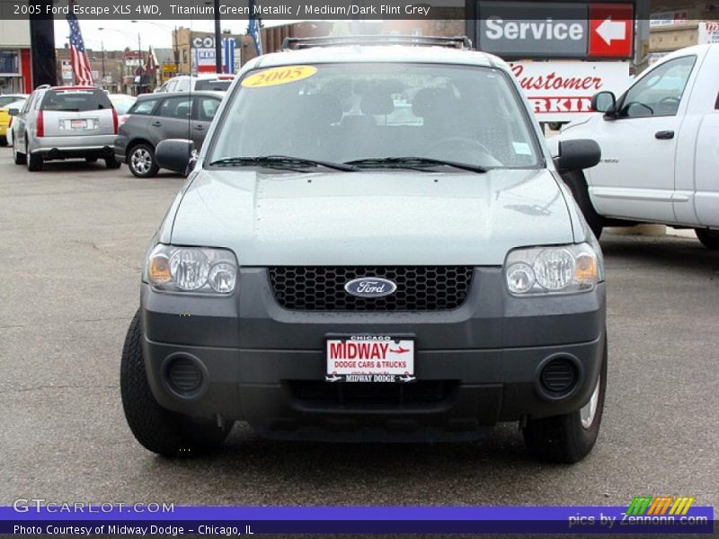 Titanium Green Metallic / Medium/Dark Flint Grey 2005 Ford Escape XLS 4WD