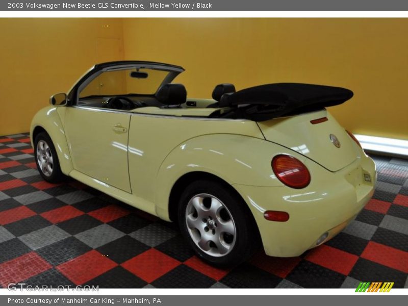 Mellow Yellow / Black 2003 Volkswagen New Beetle GLS Convertible