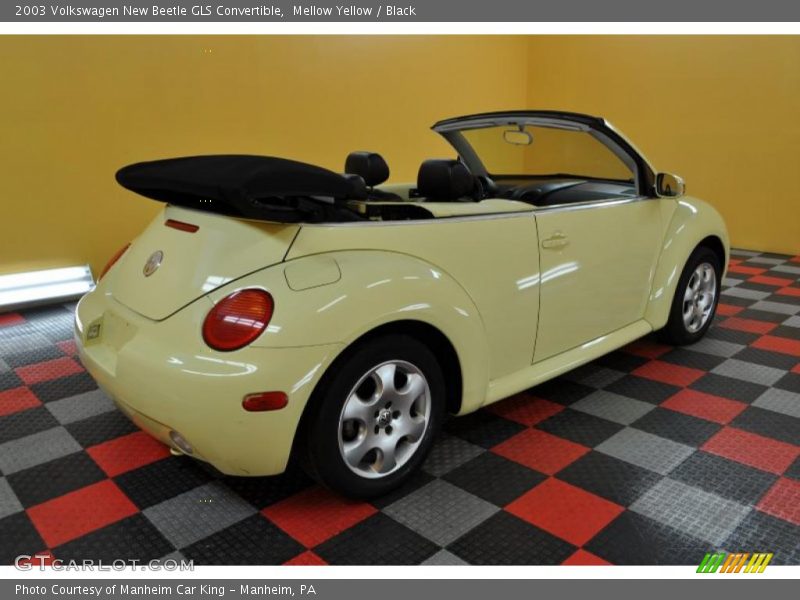 Mellow Yellow / Black 2003 Volkswagen New Beetle GLS Convertible