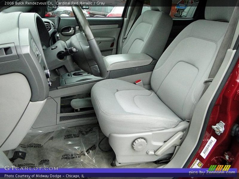 Cardinal Red Metallic / Gray 2006 Buick Rendezvous CX