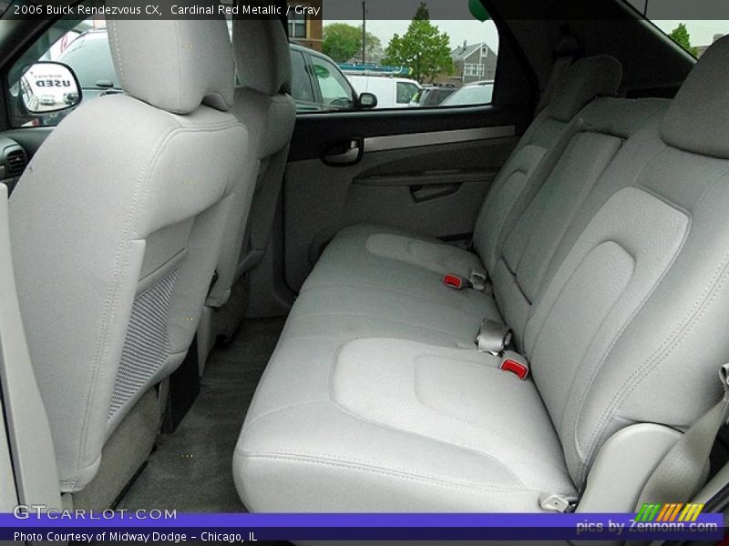 Cardinal Red Metallic / Gray 2006 Buick Rendezvous CX