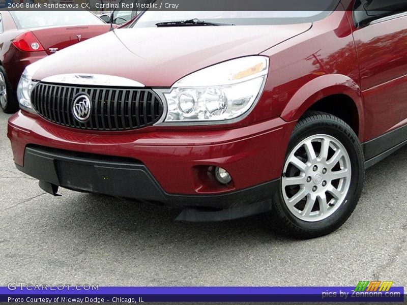 Cardinal Red Metallic / Gray 2006 Buick Rendezvous CX