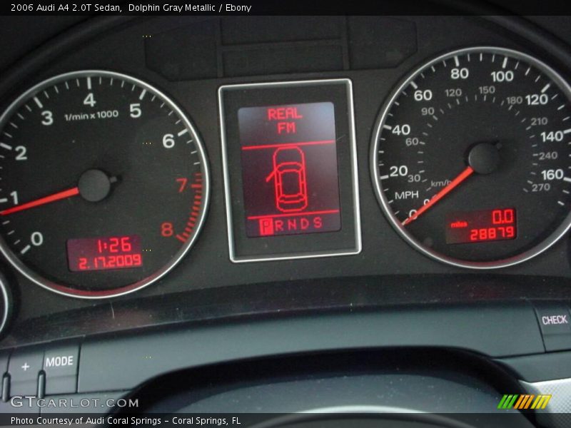 Dolphin Gray Metallic / Ebony 2006 Audi A4 2.0T Sedan