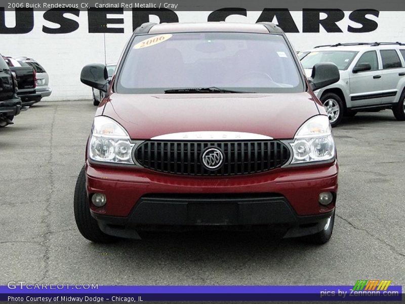Cardinal Red Metallic / Gray 2006 Buick Rendezvous CX