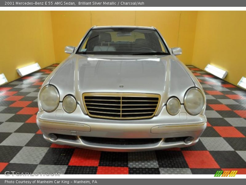 Brilliant Silver Metallic / Charcoal/Ash 2001 Mercedes-Benz E 55 AMG Sedan