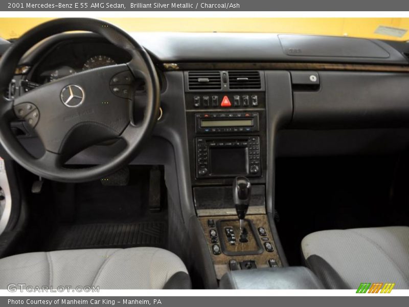 Brilliant Silver Metallic / Charcoal/Ash 2001 Mercedes-Benz E 55 AMG Sedan