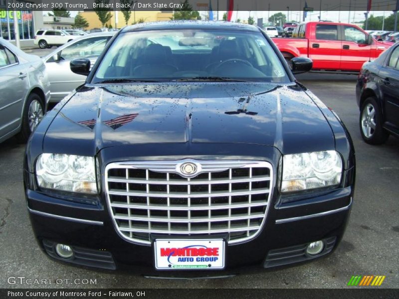 Brilliant Black / Dark Slate Gray 2009 Chrysler 300 Touring