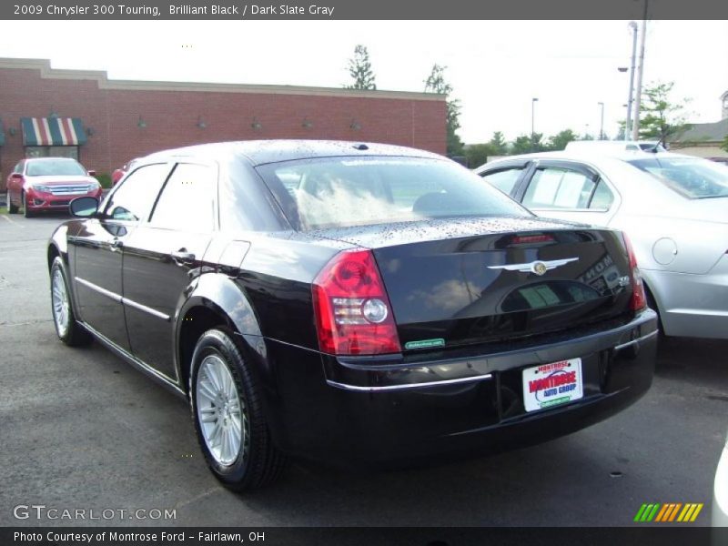 Brilliant Black / Dark Slate Gray 2009 Chrysler 300 Touring
