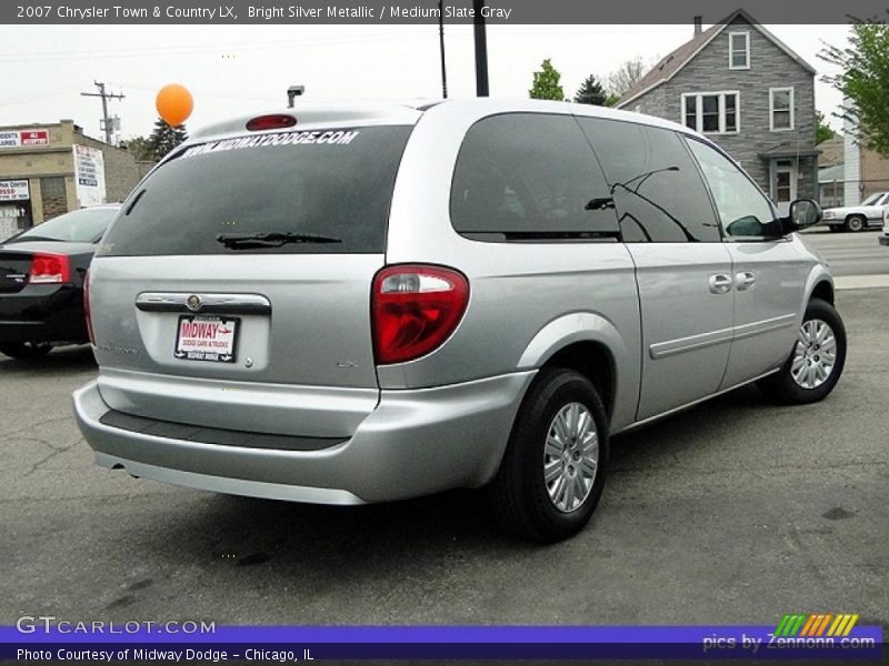 Bright Silver Metallic / Medium Slate Gray 2007 Chrysler Town & Country LX