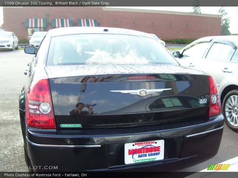 Brilliant Black / Dark Slate Gray 2009 Chrysler 300 Touring
