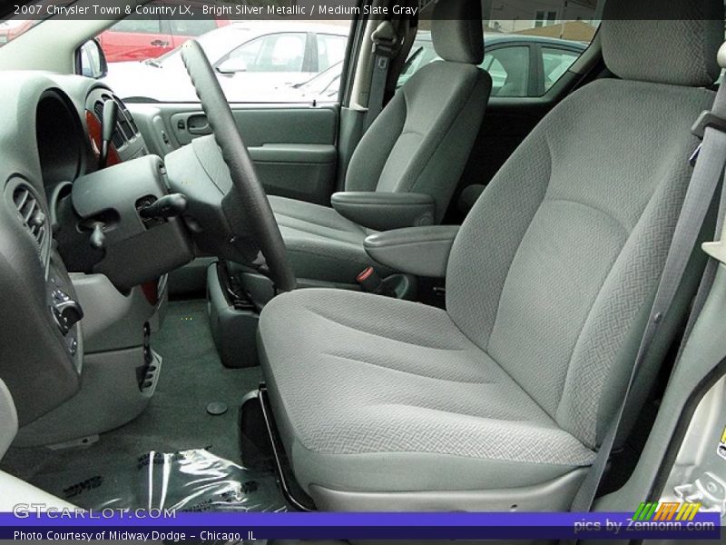 Bright Silver Metallic / Medium Slate Gray 2007 Chrysler Town & Country LX